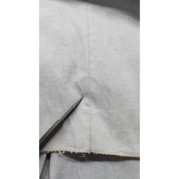 SANTORELLI Men's Roma Dress Pants 48 x 38 Unhemmed Flat Front Straight Leg Blue - Picture 8 of 8